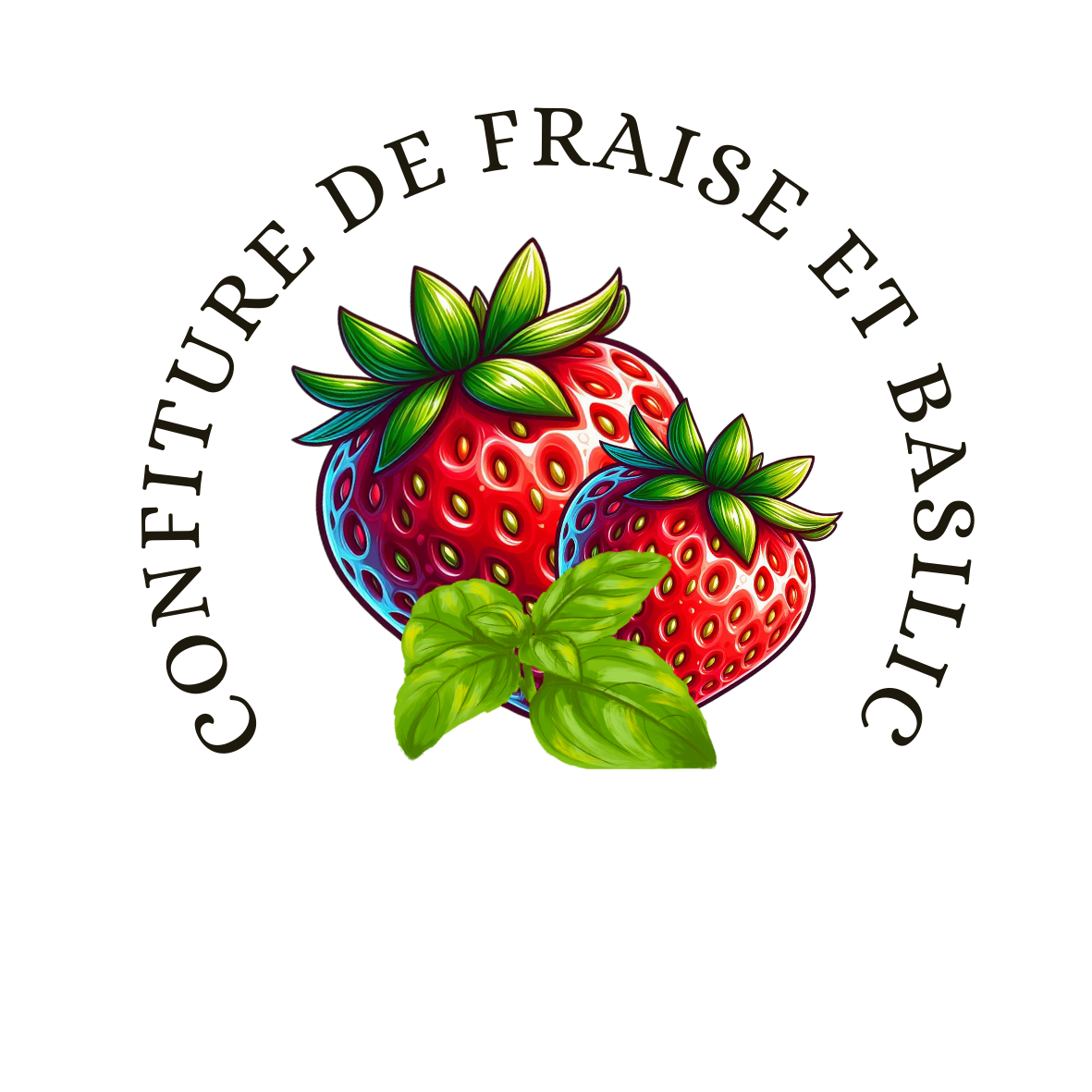 Confiture de Fraise et Basilic